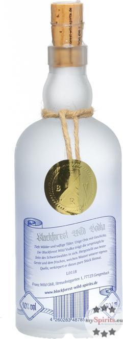 Immagine prodotto Wild Brennerei Vodka selvatica della Foresta Nera