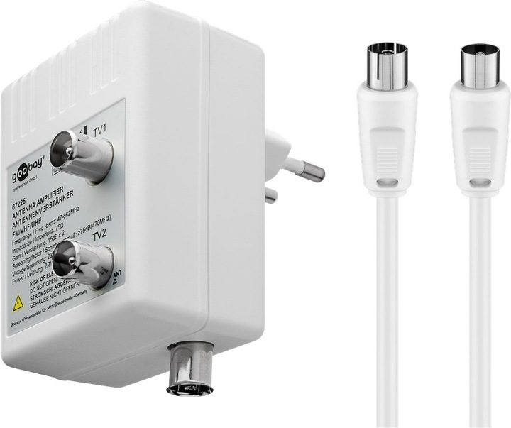 Image du produit Goobay Amplificateur d'antenne à deux appareils (Amplificateur)