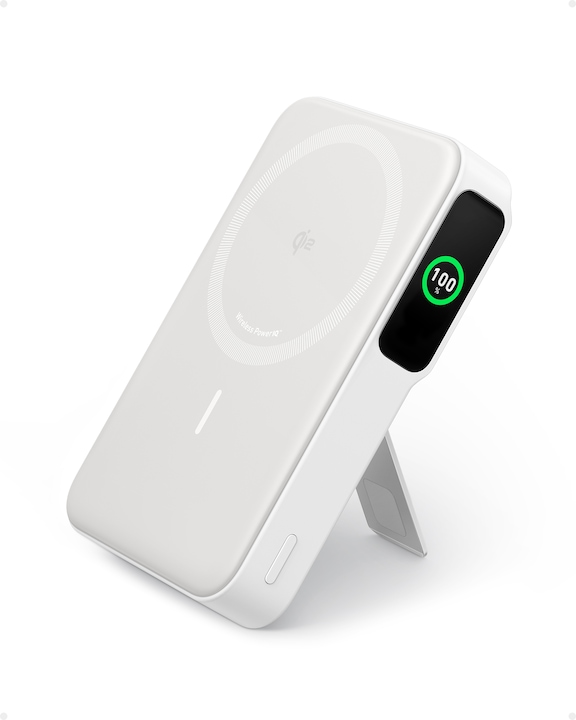 Anker 633 magnetic Wireless Powerbank 15W 10000mAh 27W USB-C Port white (10000 mAh, 27 W, 27 Wh)
