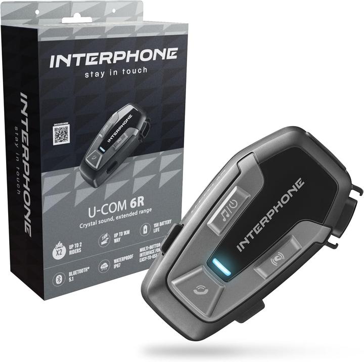Produktbild Interphone Bluetooth Headset UCOM6R (1er Set)