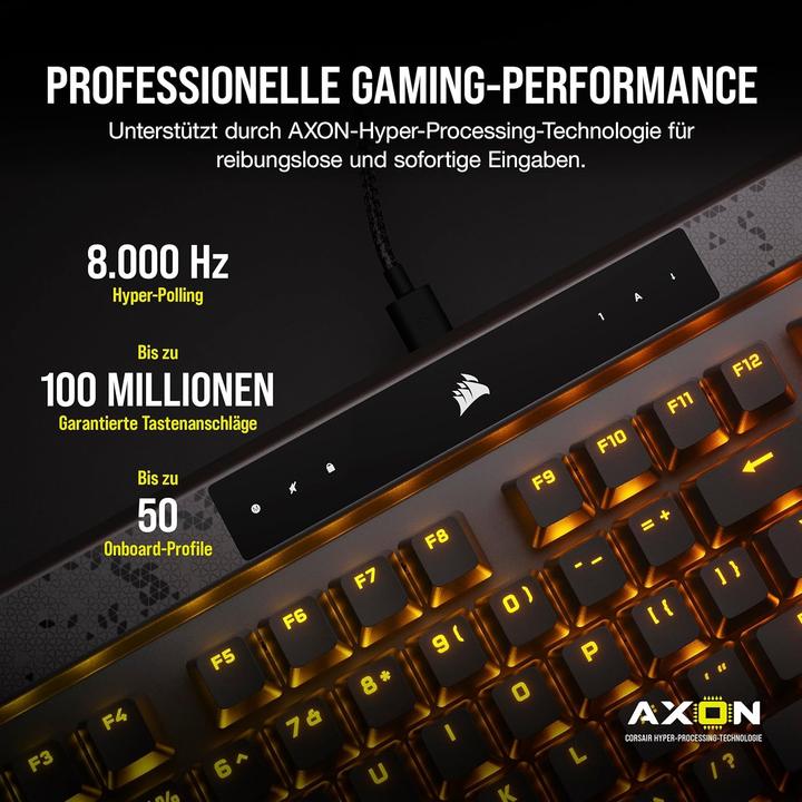 Actual product image Corsair K70 MAX RGB (Germany, Cable)