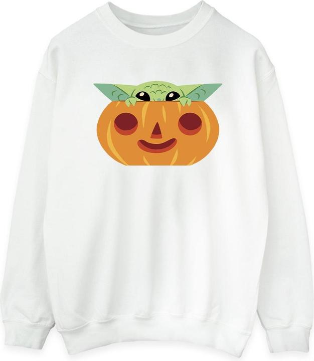 Actual product image Star Wars Womens/Ladies Grogu Pumpkin Sweatshirt (L)