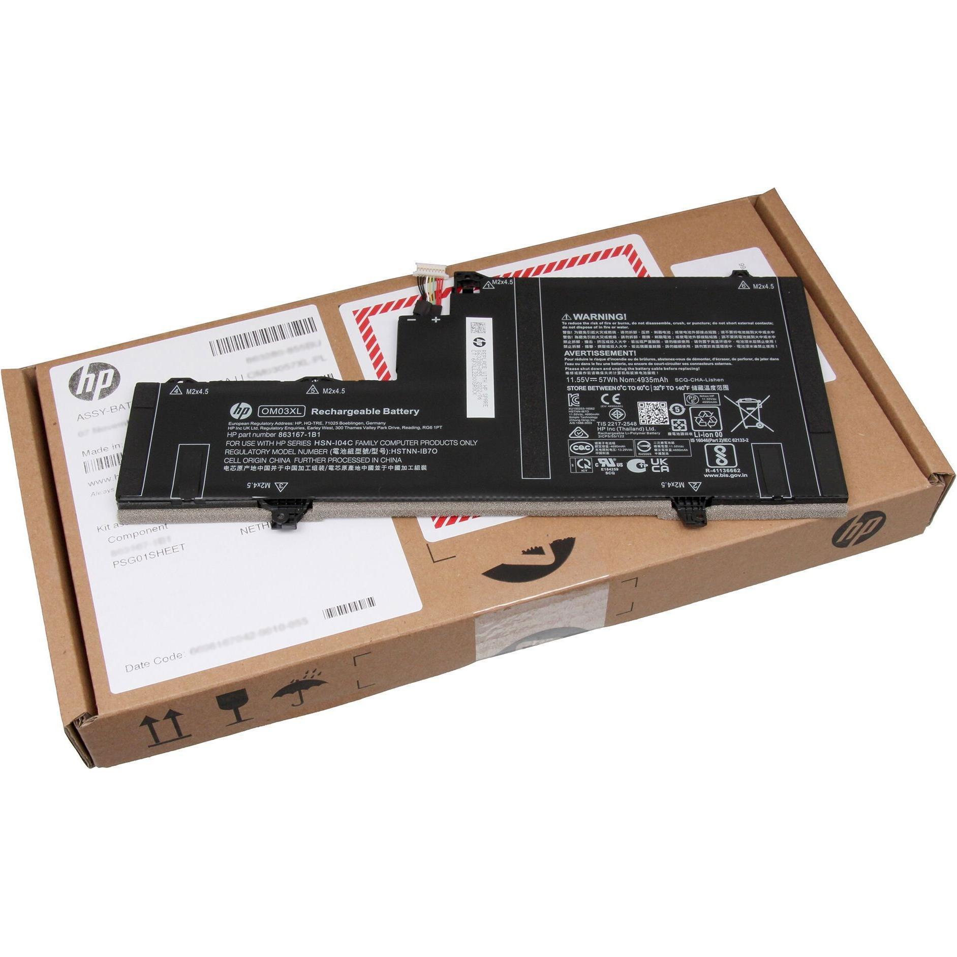 Thumbnail - HP 863167-171 (3 Zellen, 4935 mAh), Notebook Akku