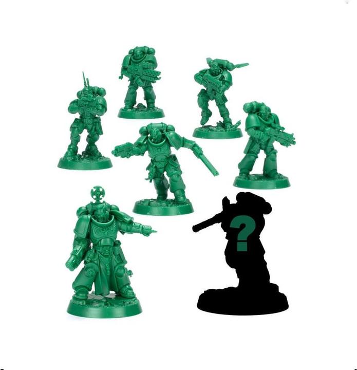 Actual product image Games Workshop Warhammer Heroes Miniatures Dark Angels Display (8) (Plastic)