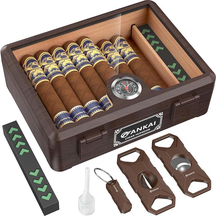 Fankai Zigarren-Humidor mit Zubehör-Set (25)