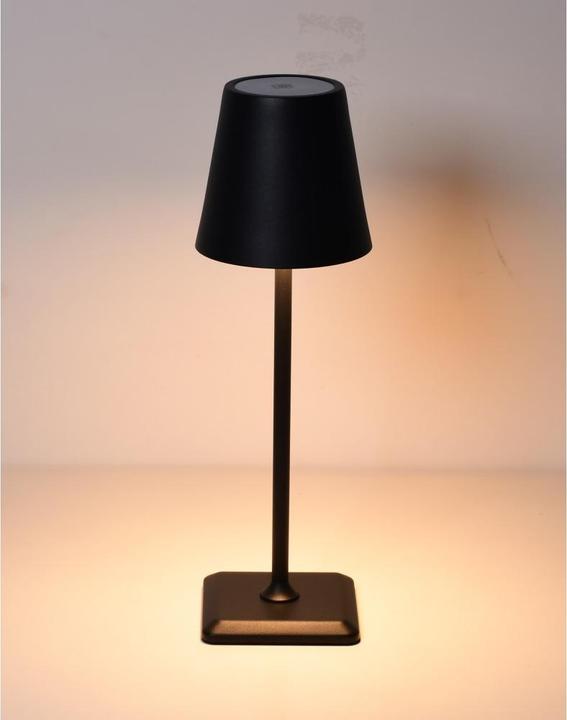 Actual product image Techly Cordless LED table lamp Touch Black (320 lm)