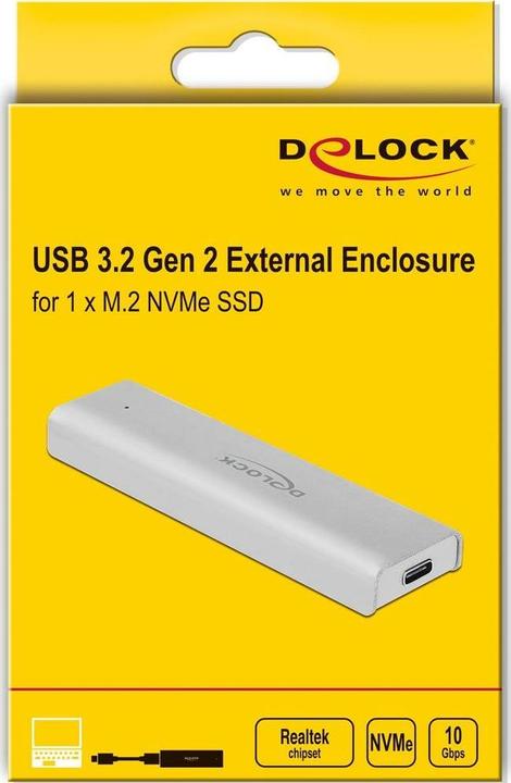 Actual product image Delock External housing (M.2)