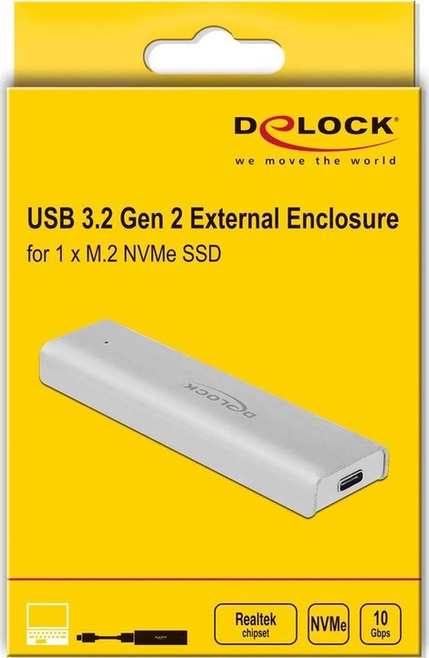 Actual product image Delock External housing (M.2)
