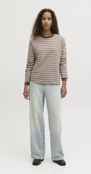 Actual product image JJXX Jxsophia Boxy Ls Stripe Tee Jrs Ln (L)