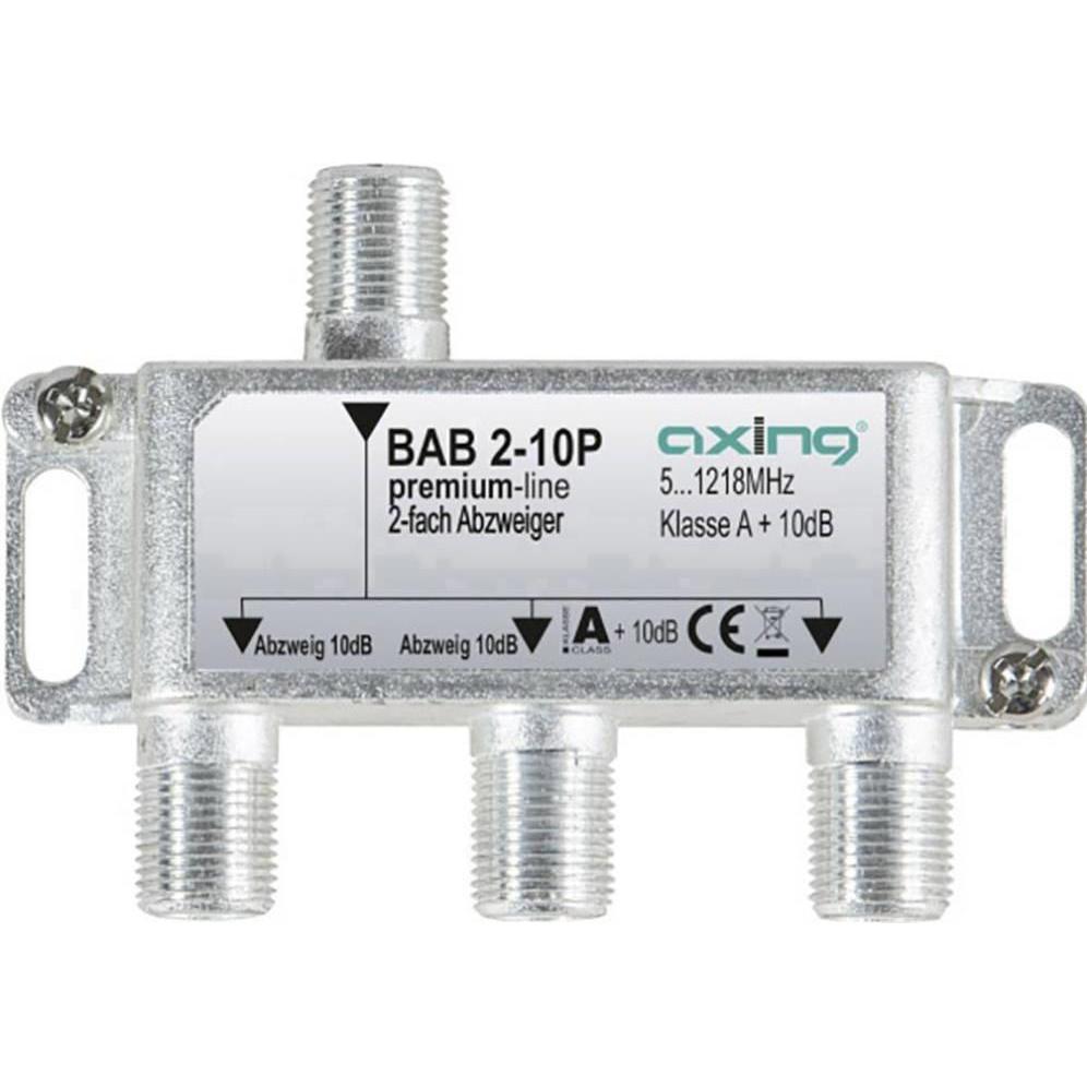 Axing Kabel-TV Abzweiger (10 dB, Verteiler und Abzweiger), Antennenkabel