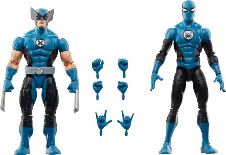 Actual product image Hasbro Fantastic Four Marvel Legends action figures 2-pack Wolverine & Spider-Man 15 cm