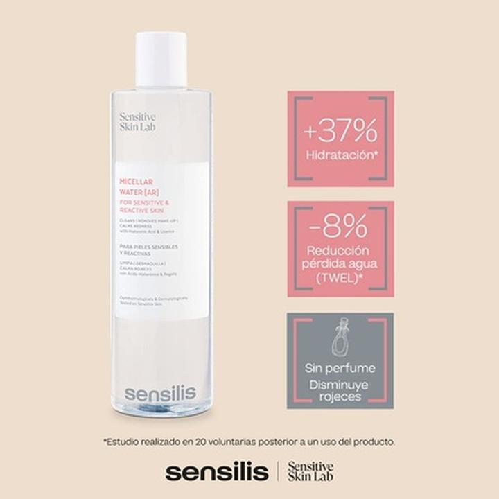Image du produit Sensilis Eau Micellaire AR Peaux Sensibles et Réactives 2x400ml (Eau micellaire, 800 ml)