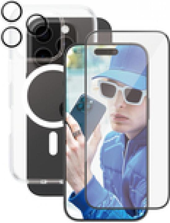 PanzerGlass CARE Flagship Bundle 3-en-1 iPhone '24 6.3" Pro (1 pièce(s), Apple iPhone 16 Pro)