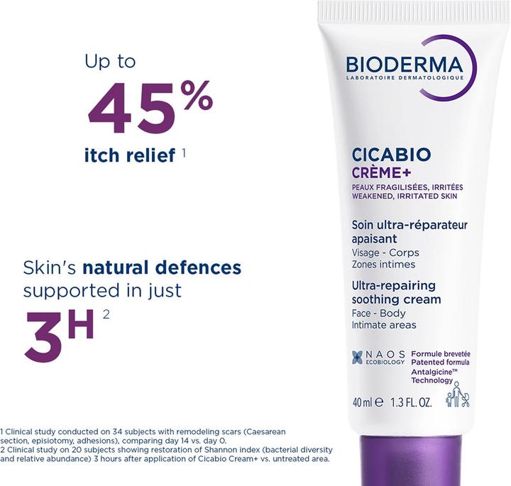 Produktbild Bioderma Cicabio Creme+ (40 ml, 24h Creme)