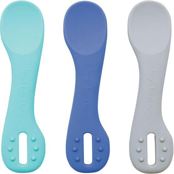 Tiny Love, Kindergeschirr + Kinderbesteck, Silikonlöffel 3er Pack