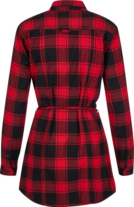 Actual product image Brandit Ladies Lucy long sleeve shirt size 4XL Colour red/black (4XL)