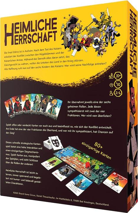 Immagine prodotto Board Game Circus Regola segreta (Tedesco)