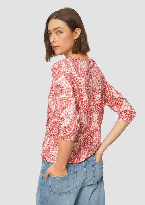 Produktbild S.Oliver T-Shirt Shirt aus Viskosestretch in O-Shape (46)
