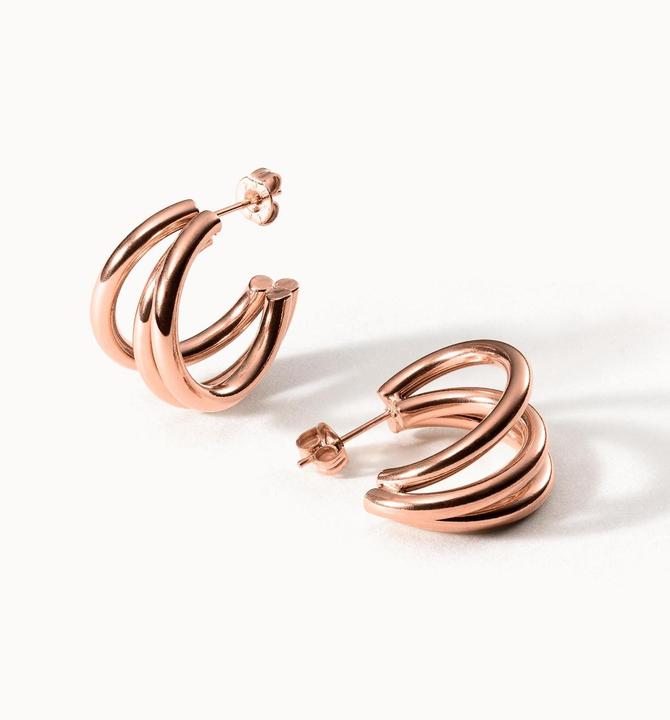Image du produit Purelei Boucle d'oreille Eono (Acier inoxydable plaqué or 18 carats)