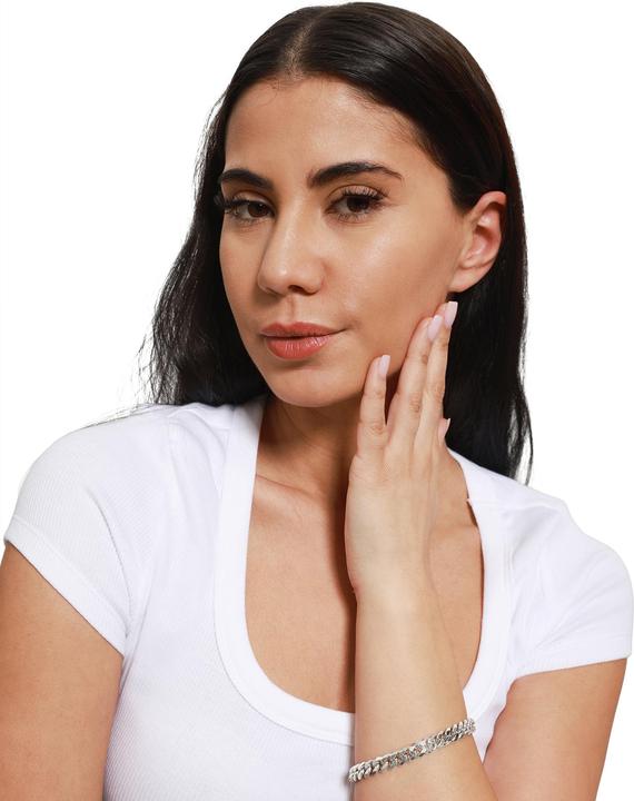 Actual product image Heideman April silver coloured (100% stainless steel)