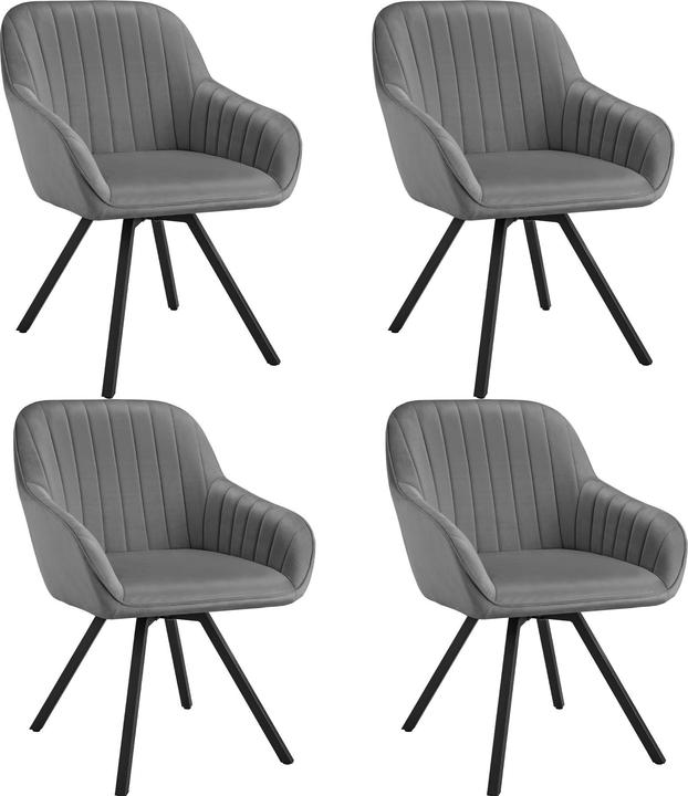 Actual product image tectake Swivelling armchair