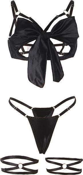 Produktbild Subblime - 955205 BH-SET MIT VERSTELLBARER SCHWARZER SCHLEIFE L/XL (L)