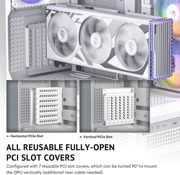 Actual product image Antec Go Gamer C7 ARGB White Full Tower white retail (ATX, ITX, mATX)