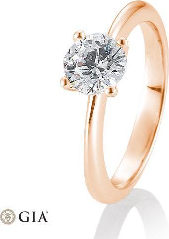 Actual product image Breuning 4 prong set 0.80-1.50 ct. (49, 585/14 K Gold)