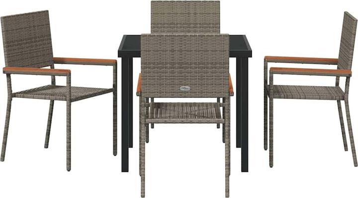 Actual product image vidaXL Garden dining set (80 cm)