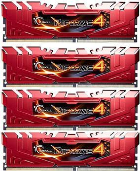 Produktbild G.Skill Ripjaws 4 (4 x 4GB, 3000 MHz, DDR4-RAM, DIMM)