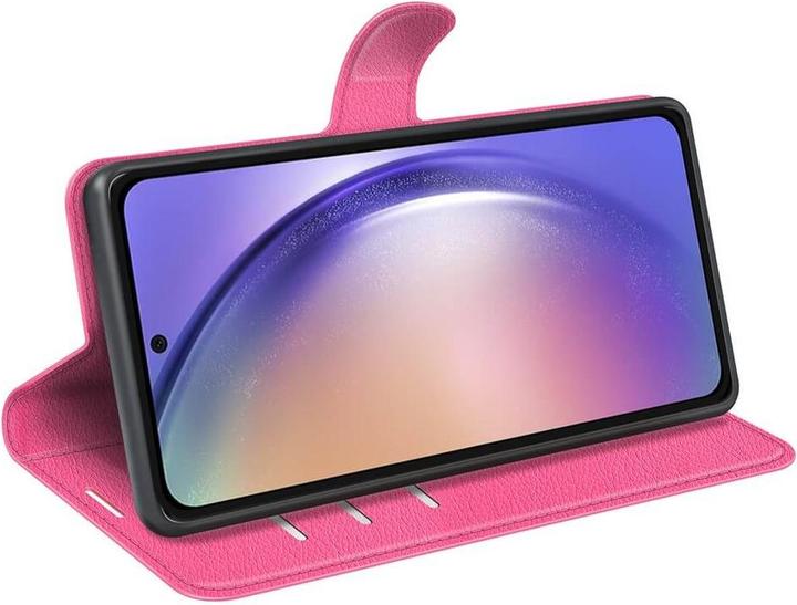 Productafbeelding Cover-Discount Galaxy A55 - Leren hoesje roze (Samsung Galaxy A55)