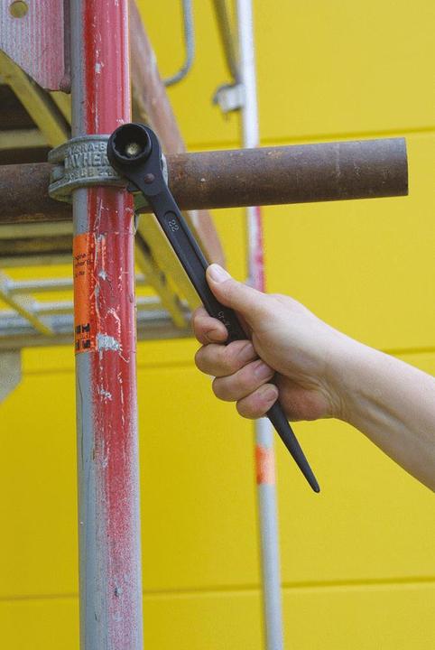 Produktbild KS Tools Gerüstbauschlüssel umschaltbar (27 mm)