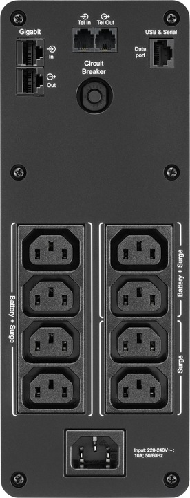 Actual product image APC BR1600SI (1600 VA, 960 W, Line-interactive UPS)