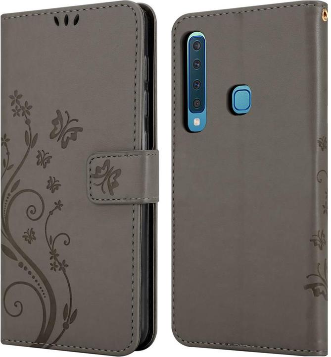 Actual product image Cadorabo Flower Book Cover (Samsung Galaxy A9 (2018))