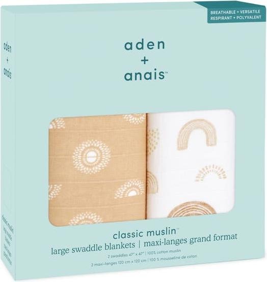 Produktbild aden + anais Large swaddles (120 cm, 120 cm)