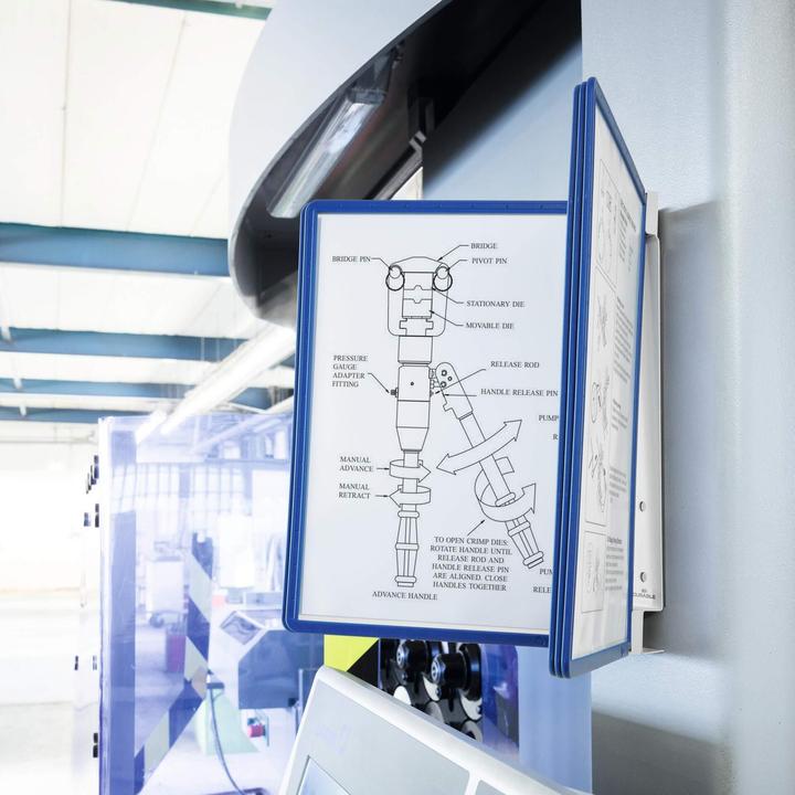 Produktbild Durable Wandhalter-Komplett-Set, magnetisch (A4)