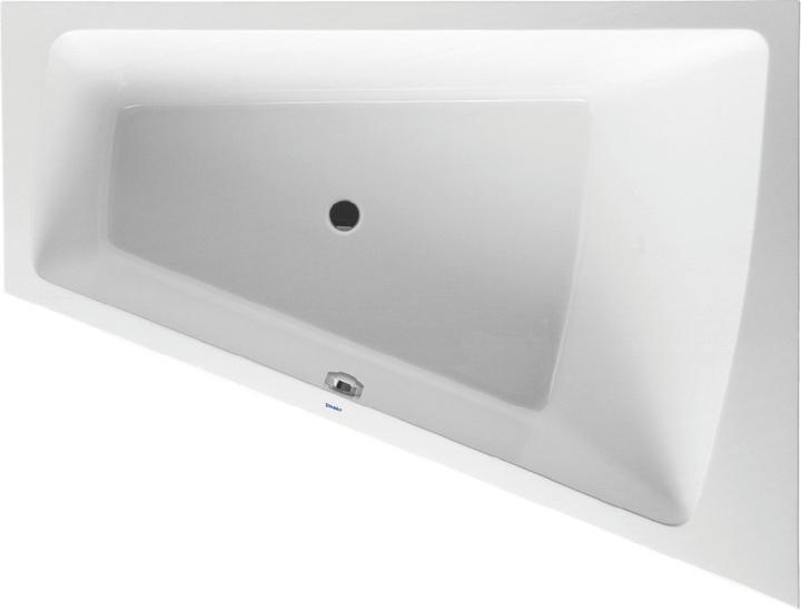 Duravit Bathtub PAIOVA 1700x1300mm, 1 back slope right white (235 l, 170 cm, 130 cm)