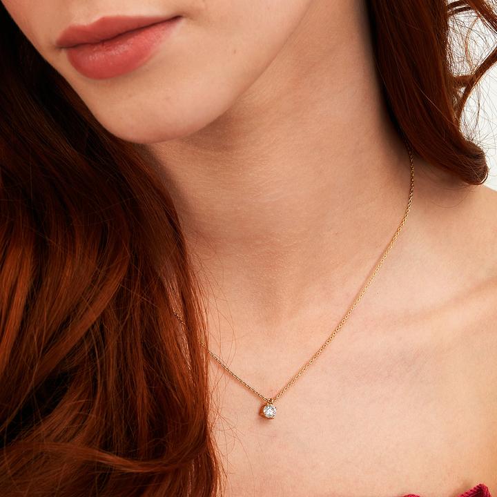 Immagine prodotto La Petite Story Collana placcata oro con zircone chiaro Argento LPS10AWV09 (Argento 925)
