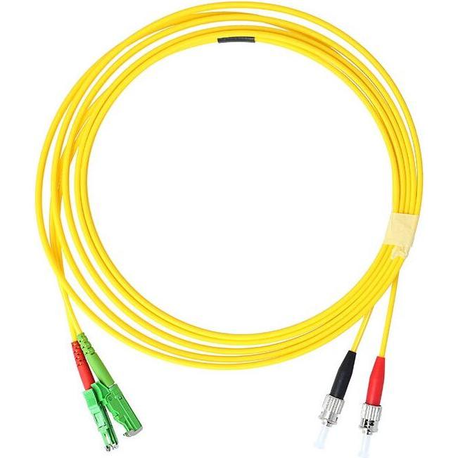 BlueOptics Duplex LWL Patchkabel ST-PC/E2000-APC Singlemode 30 Meter (U/UTP, CAT8.1, 30 m), Netzwerkkabel