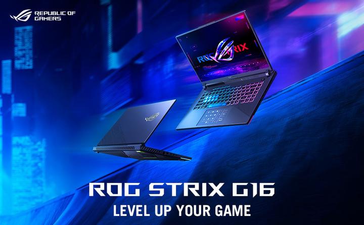 Image du produit ASUS ROG Strix G16 RTX 5060 (16", 1000 Go, 32 Go, Allemagne, AMD Ryzen 9 9955HX)