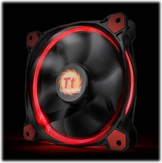 Produktbild Thermaltake Gehäuselüfter 120mm Rote LED (120 mm, 1 x)