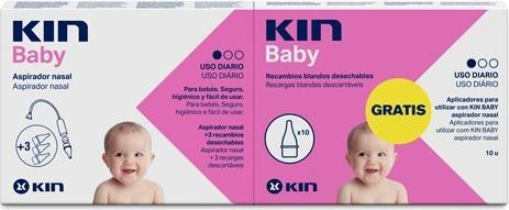 Actual product image KIN BABY aspirador nasal + recambio