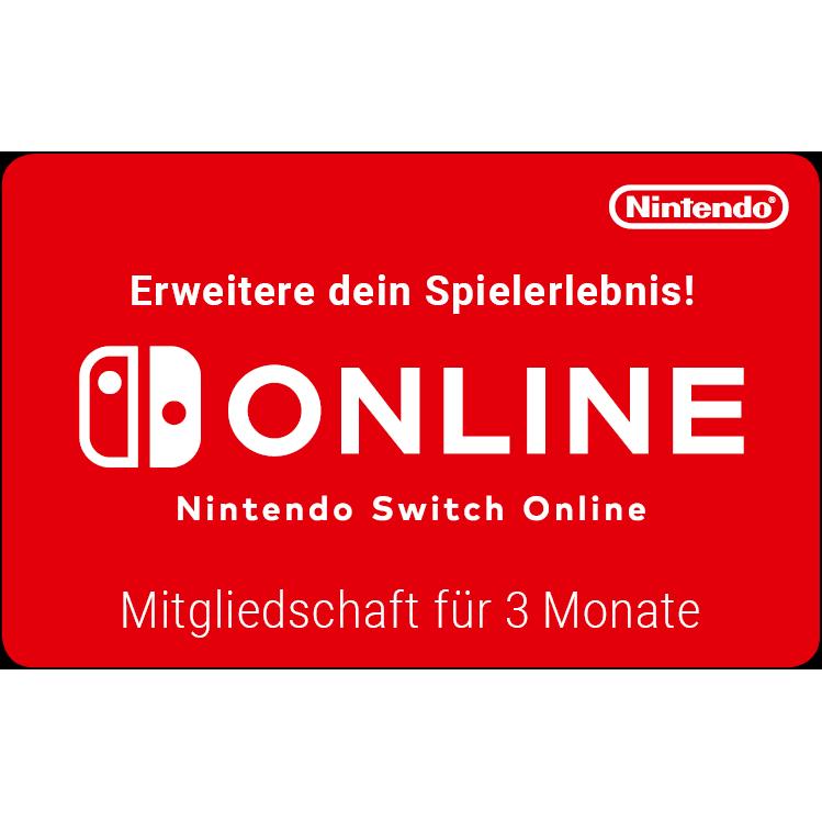 Nintendo Switch Online 3 Monate für