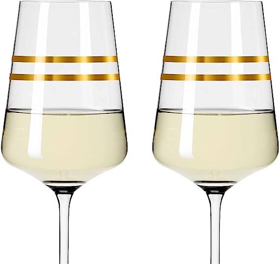 Actual product image Ritzenhoff PROM Celebration Deluxe white wine 2er Sett (40 cl, 2 Glasses, White wine glasses)