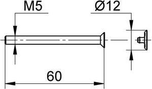 Produktbild Grohe EICHELBERG Linsenkopfschraube 440434 für 44043426 UP-Wannen-/Brausebatterie chrom chrom UP-Wannen...
