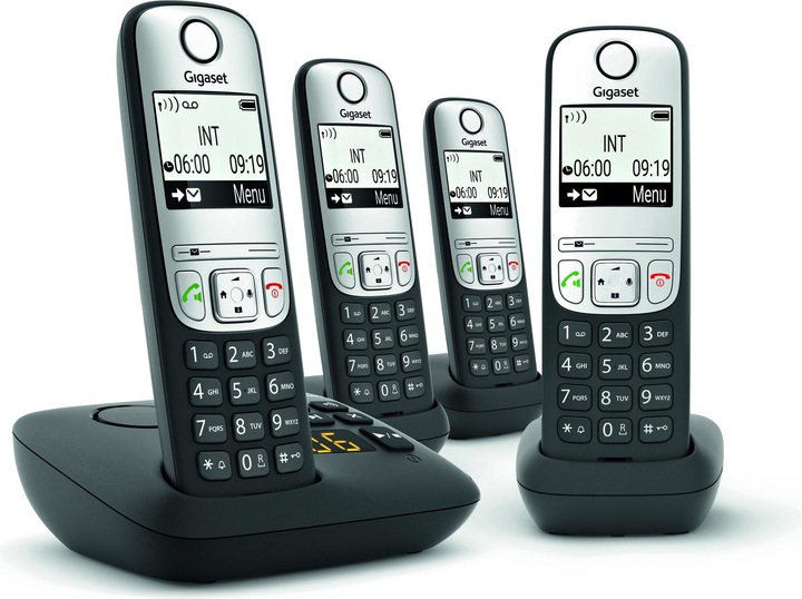 Gigaset A690A Quattro nero - Telefono