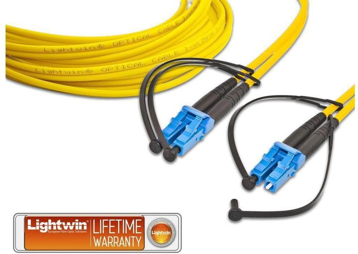Actual product image Lightwin LWL Duplex Patch Cable (CAT6, 15 m)
