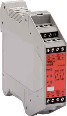 Produktbild Omron Industrial Automation Sicherheitsrelais,3PST-NO,2Kanäle,Reset