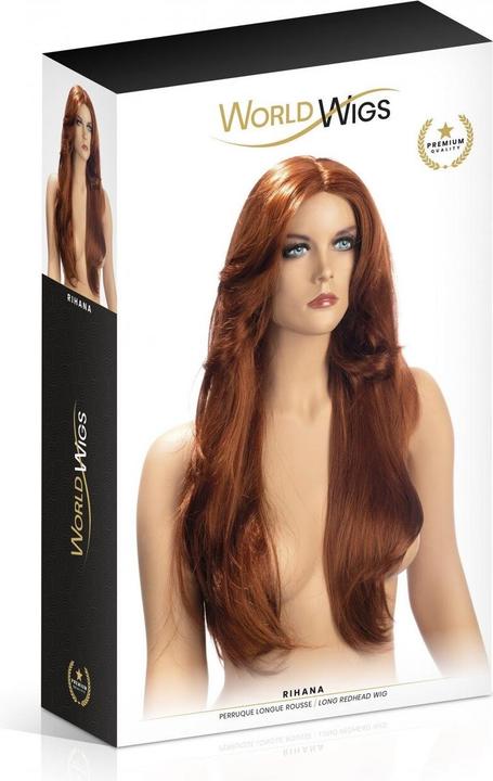 Actual product image World Wigs Perruque Rihana rousse -