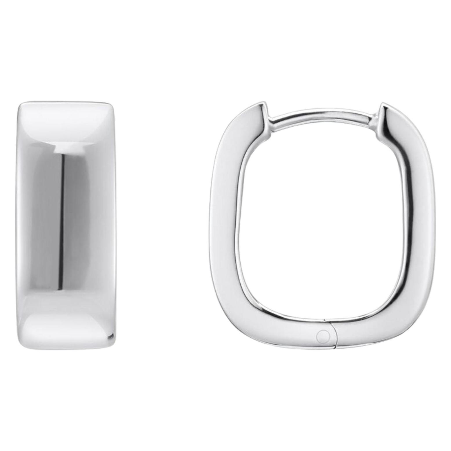 Thomas Sabo, Ohrringe, Creolen Mit Eckiger Form, (925 Sterlingsilber)